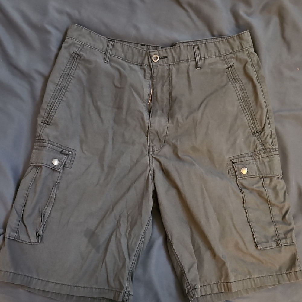Levi's Dark Gray Cargo Shorts for Men